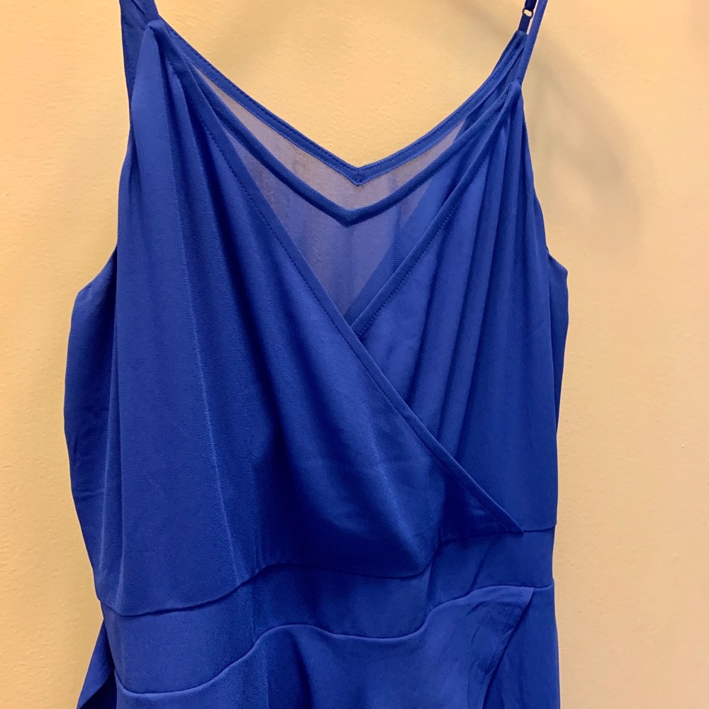 Express Ruffle Wrap Front Skort Romper - image 2